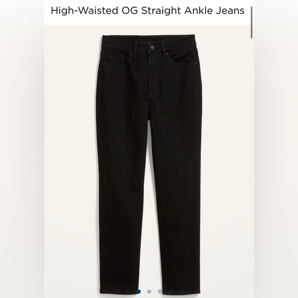 high-Waisted OG Straight Ankle Jeans - Picture 2 of 4